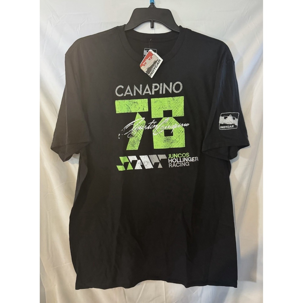 IndyCar Agustin Canapino #78 Juncos Hollinger Racing T-Shirt 2XL NWT MSRP $35